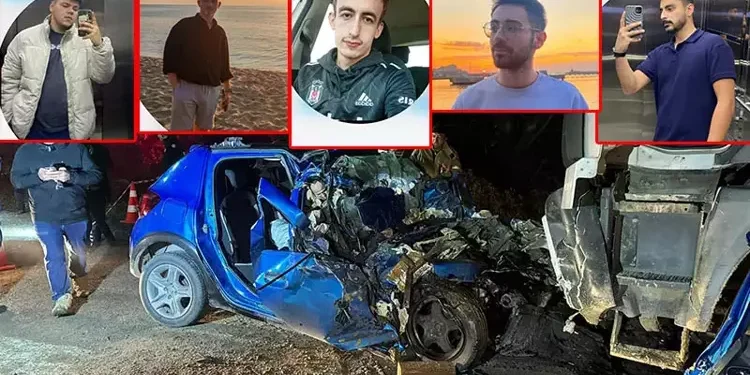 Liseyi birlikte bitiren 5 arkadaşı ölüm ayırdı