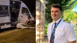 Servis ile otomobil çarpıştığı kazada kaptan pilot öldü