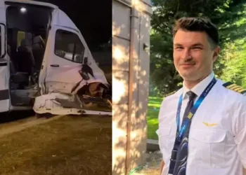Servis ile otomobil çarpıştığı kazada kaptan pilot öldü