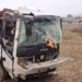 İşçi servisi şarampole devrildi; 1 ölü, 9 yaralı