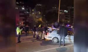 3 otomobil çarpıştı: 1 ölü, 3 yaralı