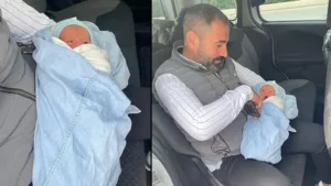 Çöp konteynerinin yanında 1 aylık bebek bulundu