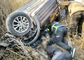 Ticari araç tarlaya uçtu amca öldü, yeğeni yaralandı