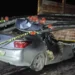 Traktör römorkuna çarpan otomobilin sürücüsü öldü