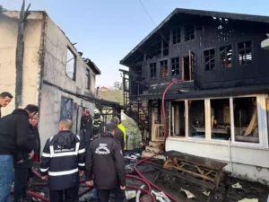 Sobadan çıkan yangından evleri küle döndü: 1 kişi öldü