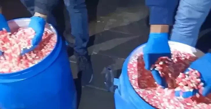 Kamyonette 412 bin sentetik hap ele geçirildi