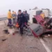 3 araç çarpıştı: 3 ölü, 18 yaralı