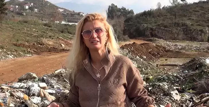 Tuğba Özay'ın çöp yığınları tepkisi