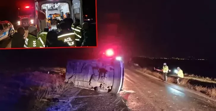 Kazaya müdahale eden polise kamyon çarptı: 1’i polis 4 yaralı