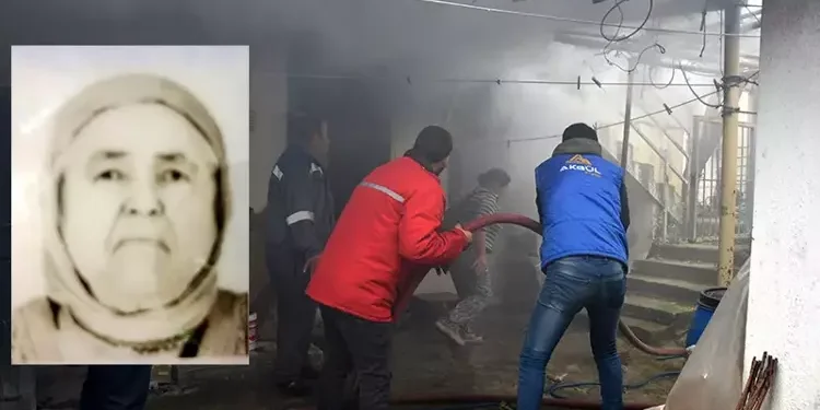 Felçli kadın evinde çıkan yangında hayatını kaybetti