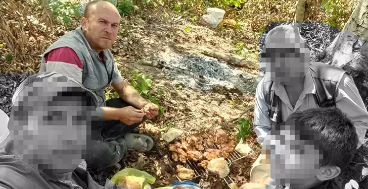 Kamyondan boşalan tomrukların altında kaldı