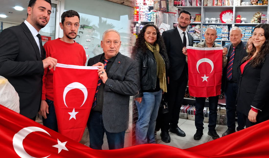 AK Parti İncirliova’dan esnafa Türk bayrağı AK Parti İncirliova İlçe Teşkilatı, 29 Ekim Cumhuriyet Bayramı kapsamında
