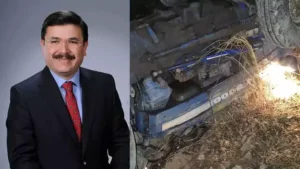 AK Parti ilçe başkanı kazada yaşamını yitirdi