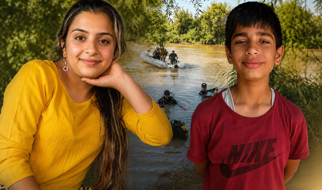 Acarlar’da serinlemek istedikleri nehir sonları oldu Aydın'ın İncirliova ilçesinde serinlemek için Büyük Menderes Nehri'ne giren iki