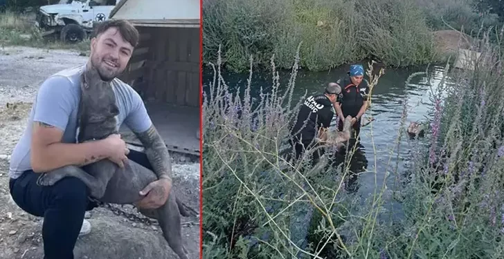 Akarsuda akıntıyla sürüklenip boğuldu