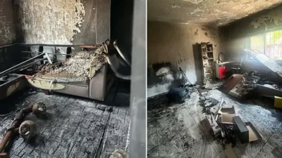 Anne ve 2 kızı banyoya sığınarak kurtuldu Muğla’nın Marmaris ilçesinde, iddiaya göre bir süre önce ayrıldığı eski