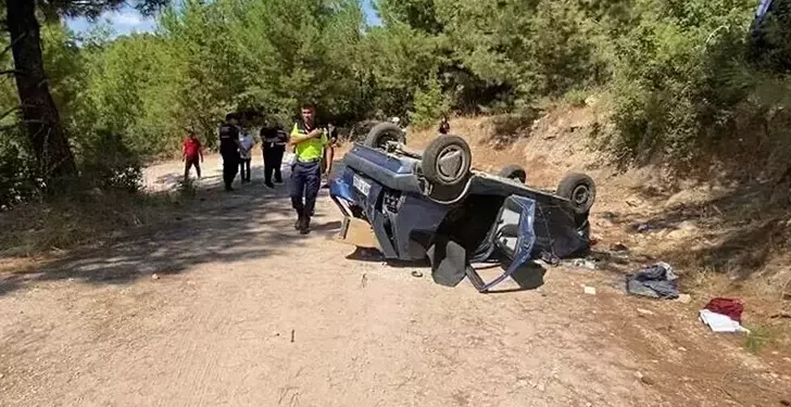 Anne ve 2 yaşındaki oğlu uçurumda can verdi