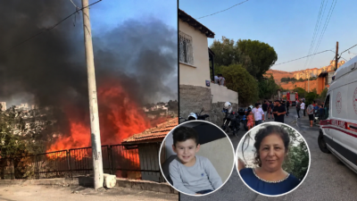 İzmir'in Çiğli ilçesinde tek katlı müstakil evde çıkan yangında Rezan