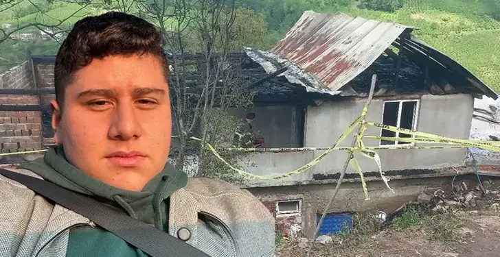 Arife günü acı haber 17 yaşındaki Resul yangında can verdi