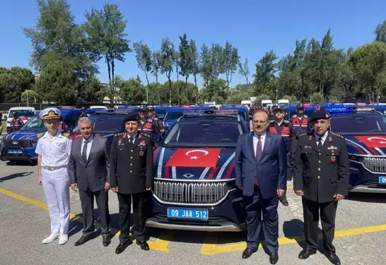 Aydın İl Jandarmaya 54 yeni araç