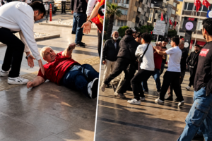 Aydın’ın Efeler ilçesinde bulunan Kent Meydanı’nda çıkan kavga ortalığı karıştırdı.