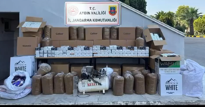 Aydın’da 1 milyon 100 bin makaron ele geçirildi (2)