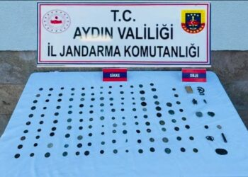 Aydın’da 145 tarihi eserle yakalandı
