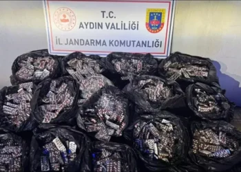 Aydın'da 152 bin 800 sentetik hap ele geçirildi
