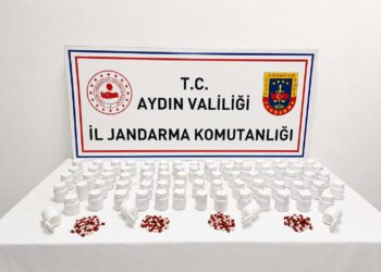 Aydın’da 3 bin 939 sentetik hap ele geçirildi