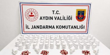 Aydın’da 3 bin 939 sentetik hap ele geçirildi