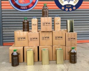 Aydın’da 434 litre karışık yağ ele geçirildi
