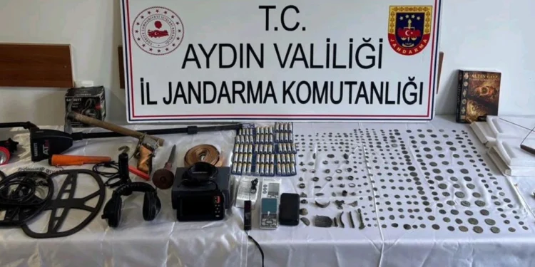 Aydın’da Roma ve Bizans dönemine ait eserler ele geçirildi