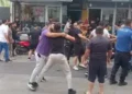 Aydın’da cadde savaş alanına döndü 1'i polis 5 yaralı