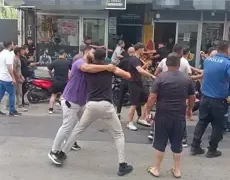 Aydın’da cadde savaş alanına döndü 1'i polis 5 yaralı