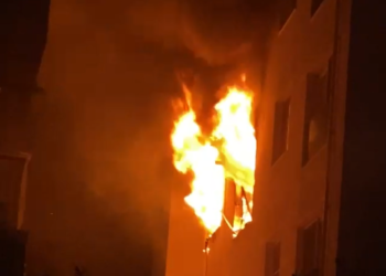 Söke'de doğalgaz patladı çıkan yangında 1 kişi yaralandı