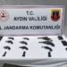 Aydın’da eş zamanlı operasyonda 9 tabanca ele geçirildi