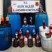 Aydın’da evden 335 litre sahte şarap çıktı