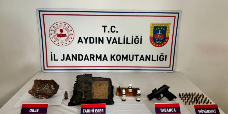 Aydın’da evden tarihi eser çıktı