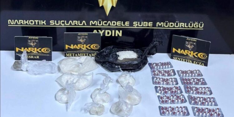 Aydın’da evinde uyuşturucuyla yakalanan şüpheli tutuklandı (1)