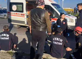 Söke’de itfaiye aracı devrildi: 3 yaralı