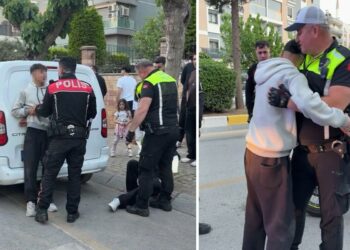 Aydın'da kesilen cezayı duyan genç polise sarılıp ağladı