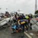 Aydın’da korkutan kaza Aile aracı takla attı, 6 yaralı (1)