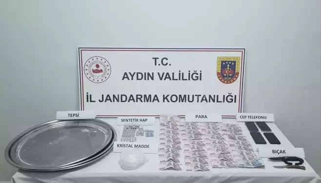 Aydın’da metamfetamin ve sentetik ecza ele geçirildi