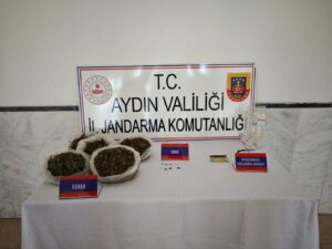 Aydın’da operasyon 2 kilogram uyuşturucu ele geçirildi