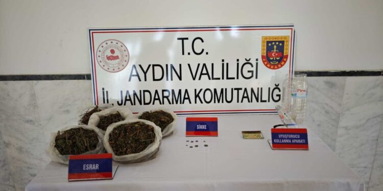 Aydın’da operasyon 2 kilogram uyuşturucu ele geçirildi