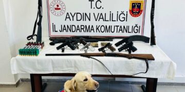 Aydın’da ruhsatsız silah ticareti operasyonu