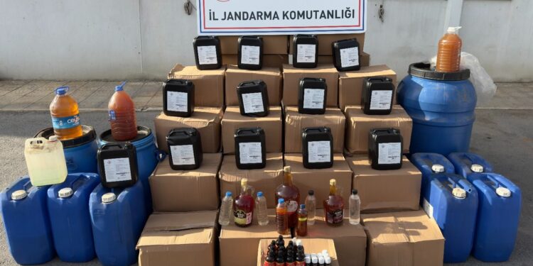Aydın’da sahte alkol operasyonu: 1 gözaltı