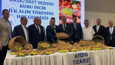 Aydın’da yeni sezonun ilk kuru inciri kilosu 850 TL’den satın