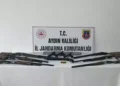 Aydın'da silah kaçakçılığına 7 gözaltı