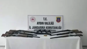 Aydın'da silah kaçakçılığına 7 gözaltı Aydın'da silah kaçakçılığına 7 gözaltı